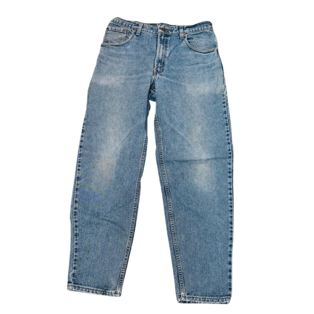 Vintage Levis 560 Mens Light Wash 90s Jeans W34 L32 Tapered Loose Fit USA Retro